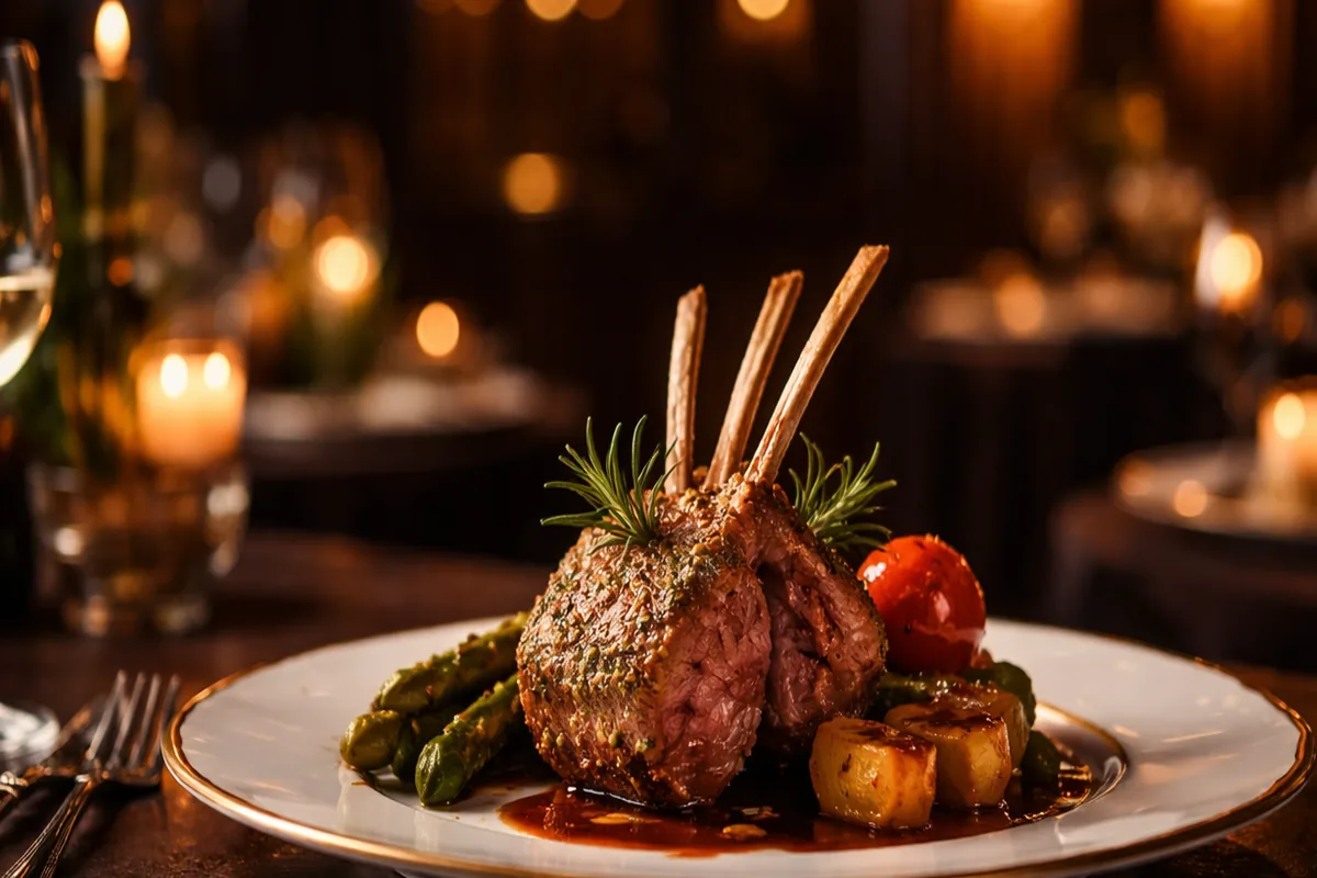 Elegant restaurant space