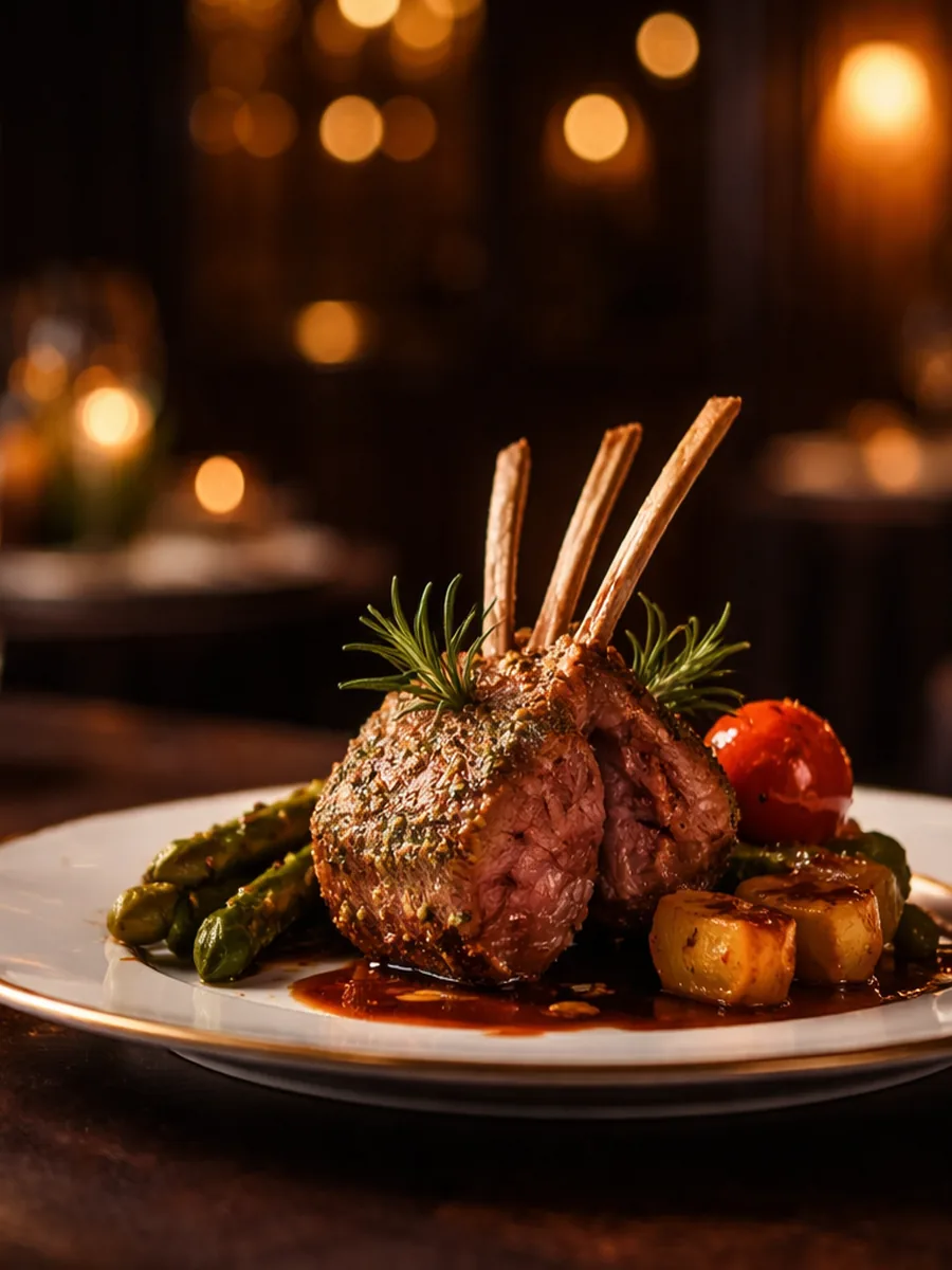 Chef crafting a luxury dish